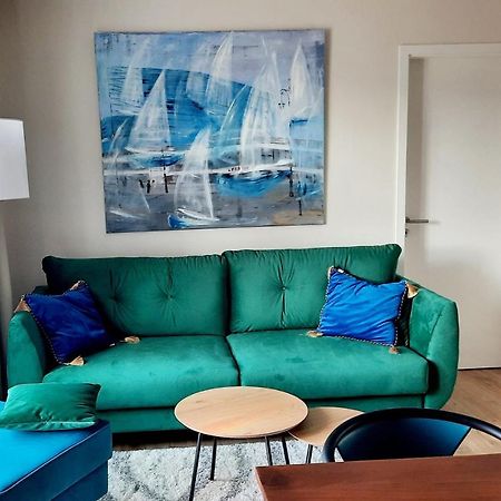 Ferienwohnung mit Komfort in Strandnähe mit Terrasse und Meerblick in 10ter Etage Misdroy Exterior foto