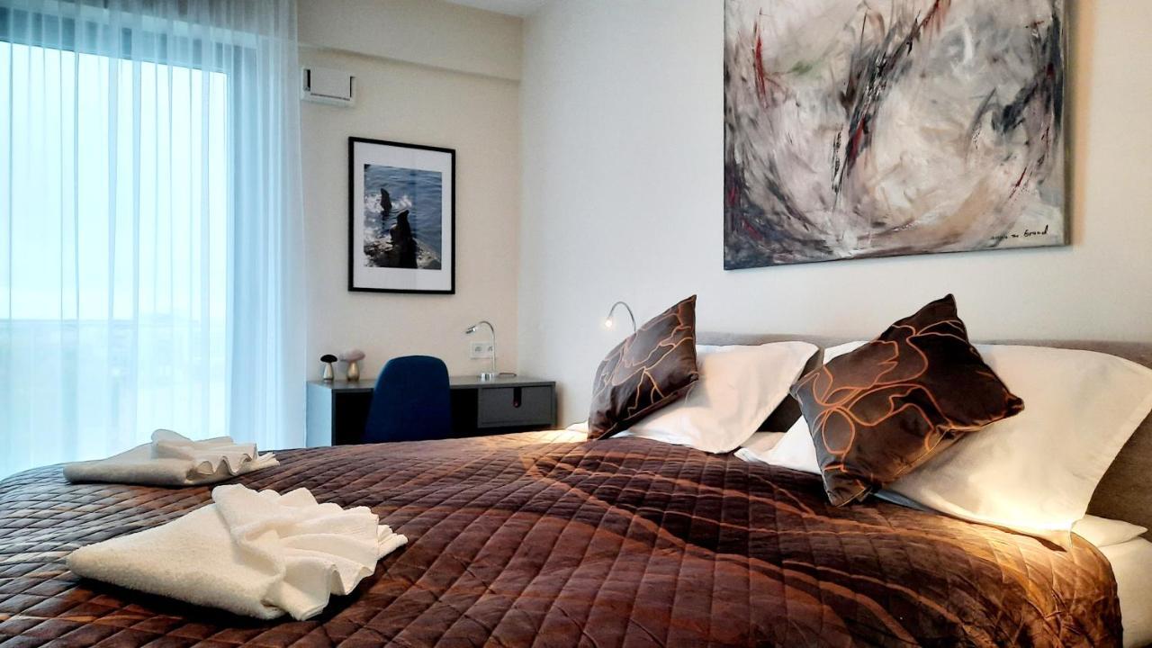 Ferienwohnung mit Komfort in Strandnähe mit Terrasse und Meerblick in 10ter Etage Misdroy Exterior foto