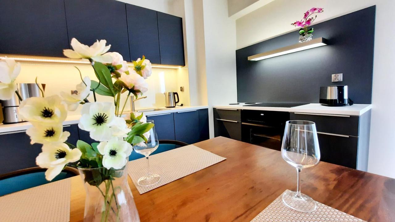 Ferienwohnung mit Komfort in Strandnähe mit Terrasse und Meerblick in 10ter Etage Misdroy Exterior foto