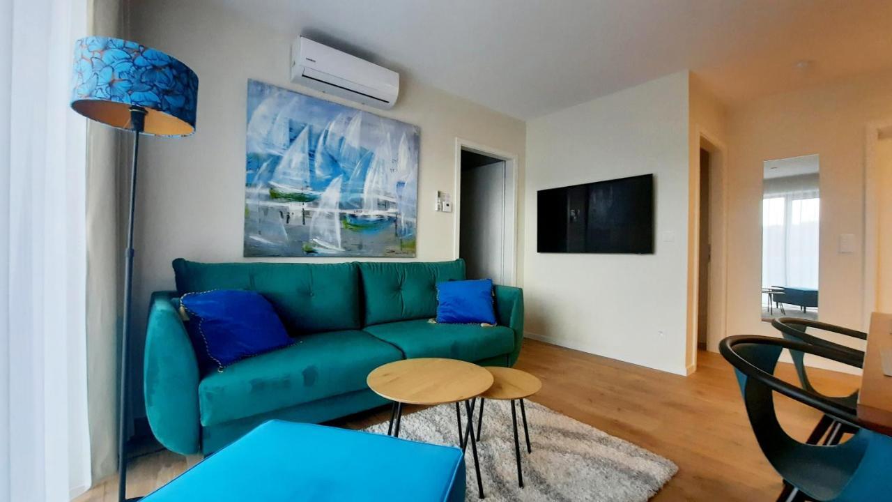 Ferienwohnung mit Komfort in Strandnähe mit Terrasse und Meerblick in 10ter Etage Misdroy Exterior foto